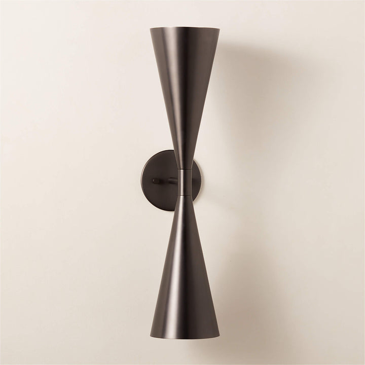 Viotto& Co. Avelina Polished Brass Wall Sconce