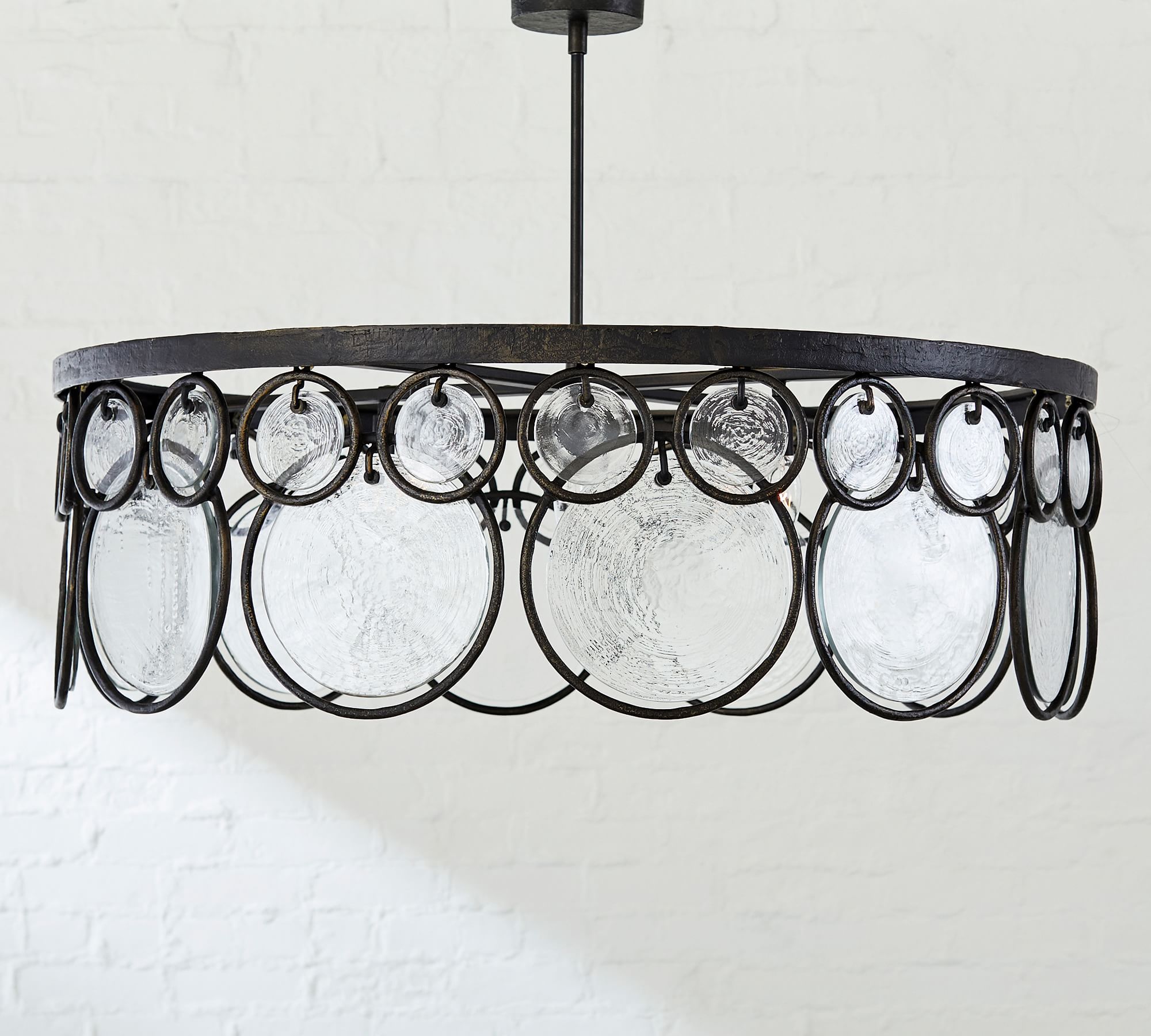 Glass – Chandelier VIOTTO& CO. Viotto& Recycled Round Easton