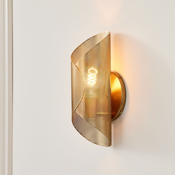 VIOTTO& CO. Curl Perforated Sconce