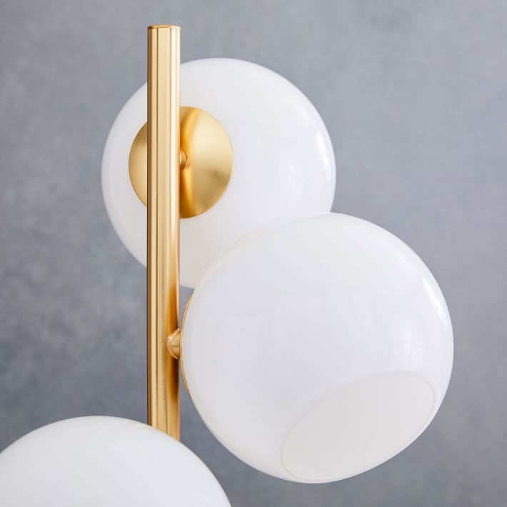 VIOTTO CO. Staggered Glass 5 Light Floor Lamp 60 Viotto Co.Wholesale